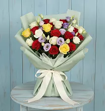Букет цветов из:  Розы в Тотьме