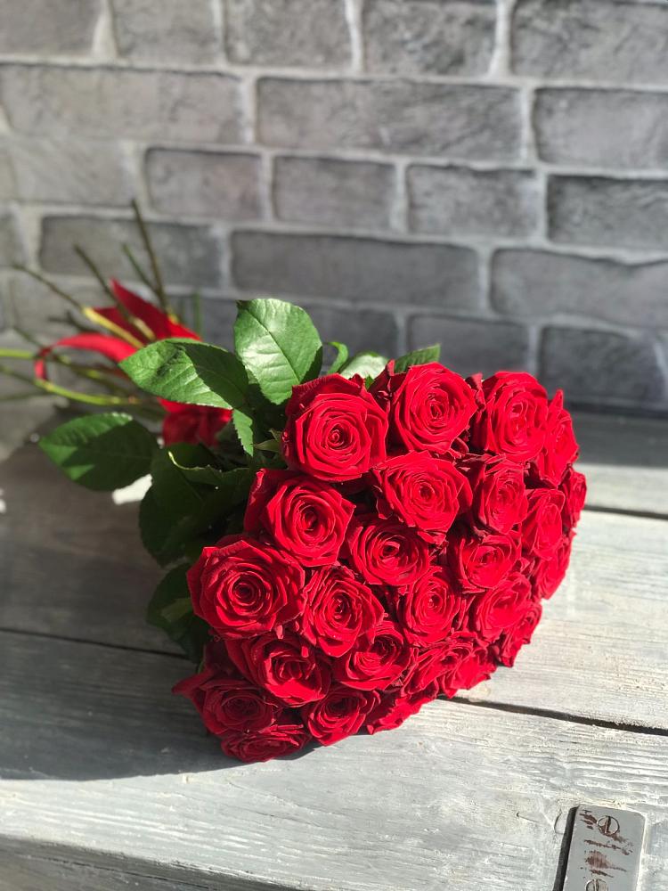 Букет Красные розы Фридом в Тотьме