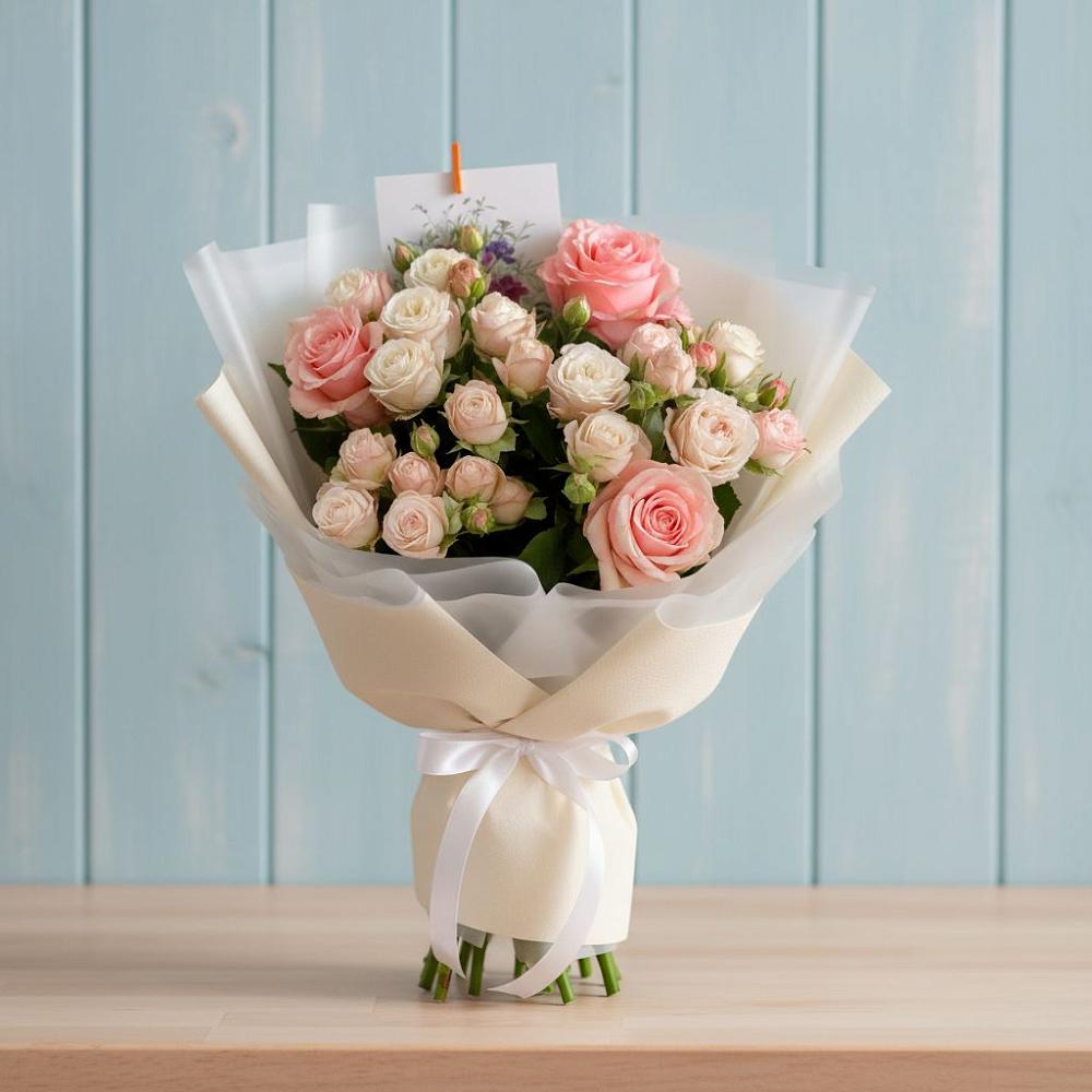 Букет цветов из: Розы в Тотьме