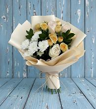 Букет цветов из:  Розы и Хризантемы #REPLACE_PRED# Тотьме