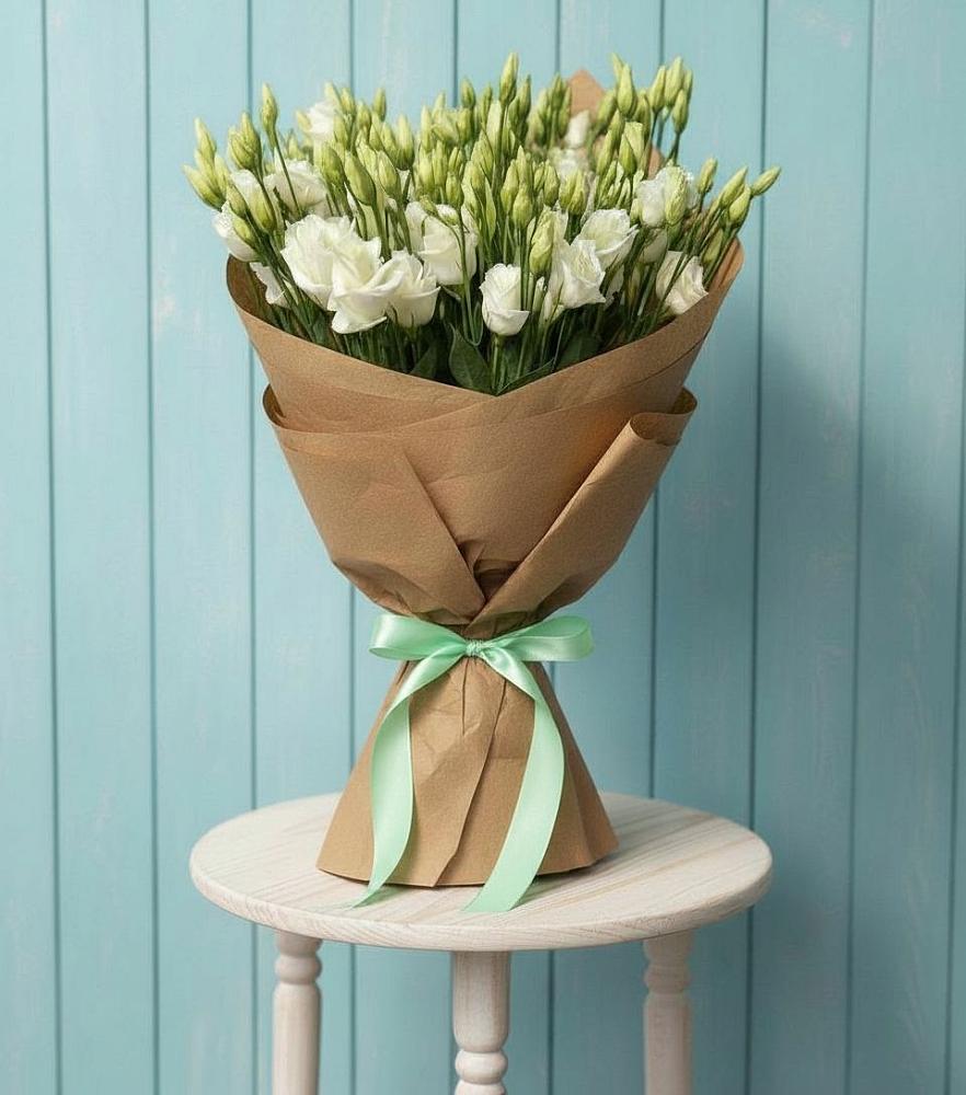 Букет цветов из: Лизиантусы в Тотьме