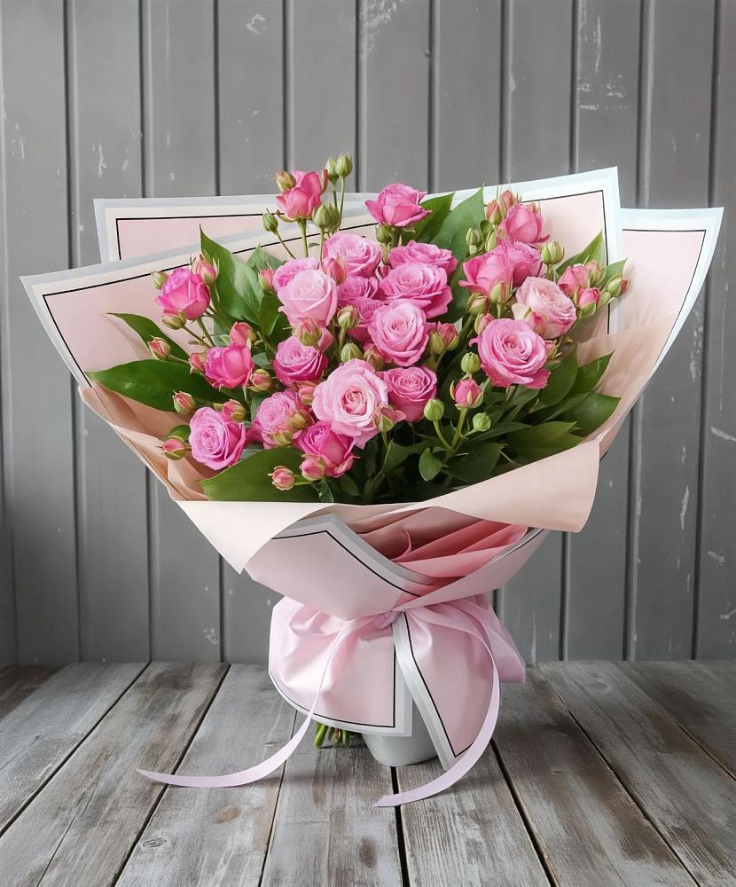 Букет Розовый кустик в Тотьме