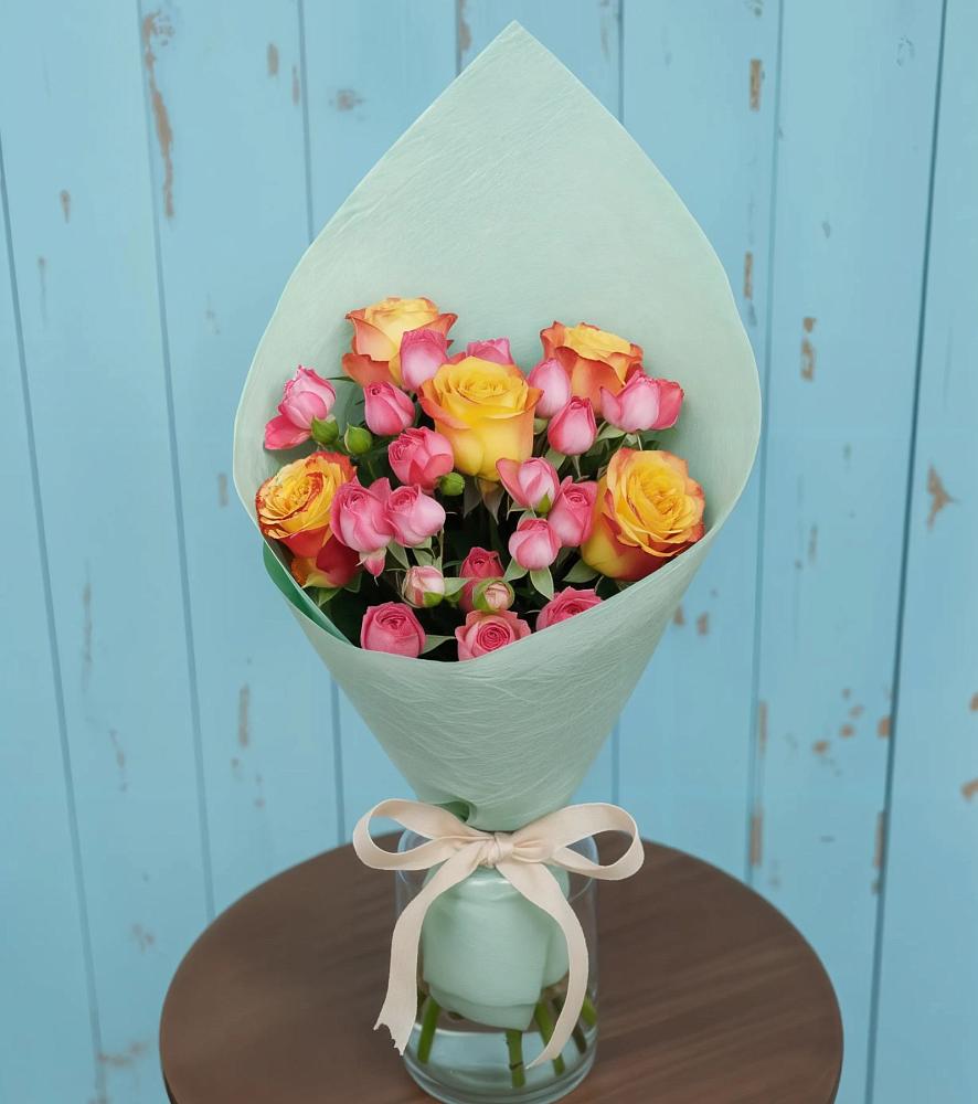 Букет цветов из: Розы в Тотьме