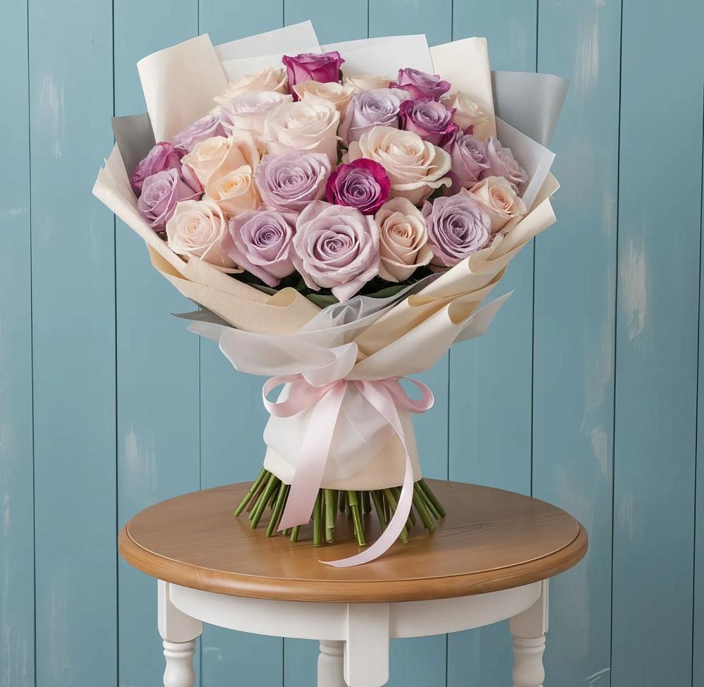 Букет цветов из: Розы в Тотьме
