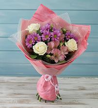 Букет цветов из:  Герберы в Тотьме