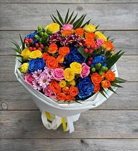 Букет цветов из:  Розы и Хризантемы #REPLACE_PRED# Тотьме