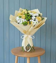 Букет цветов из:  Хризантемы и Розы #REPLACE_PRED# Тотьме