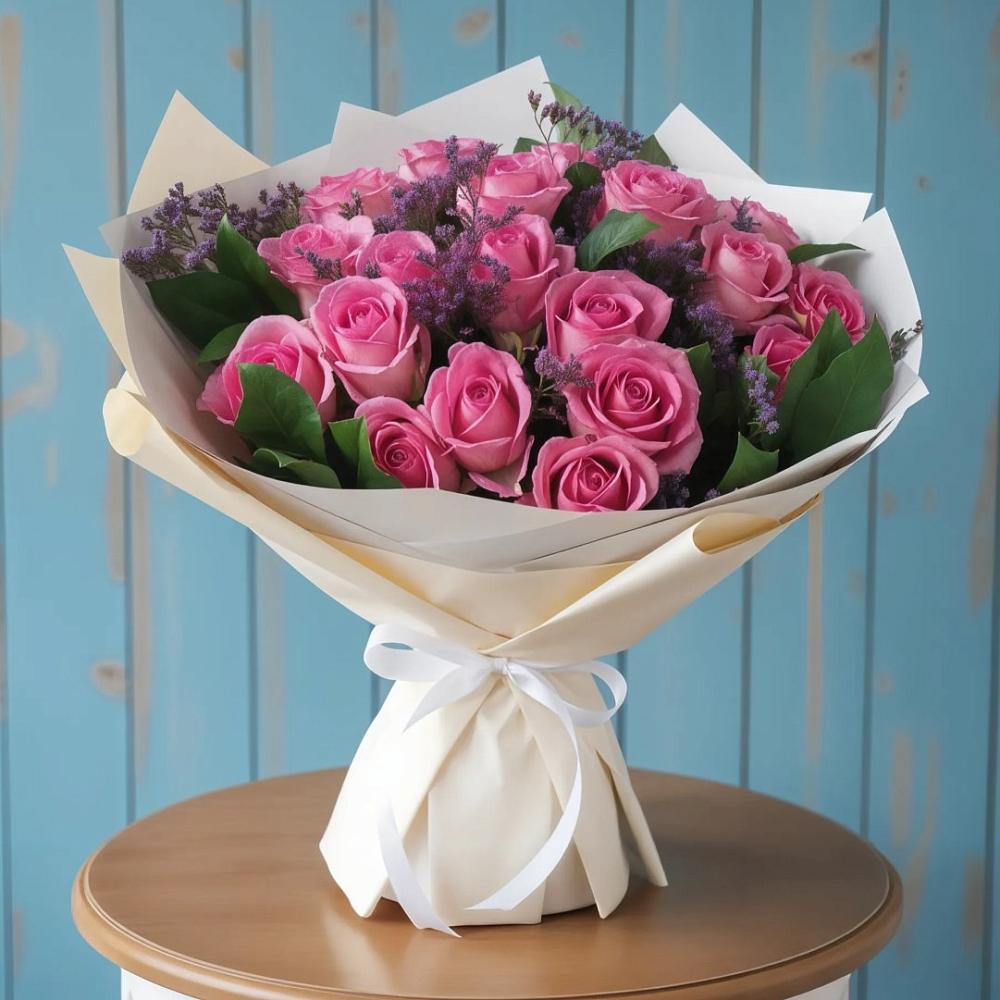 Букет цветов из: Розы в Тотьме